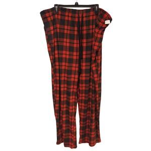 Jammies for Families Black/Red Plaid Pants, NWOT, 4XB